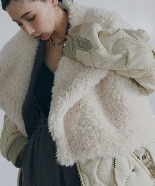 BOA VEST SET QUILTING COAT（その他アウター）｜Ameri（アメリ）の