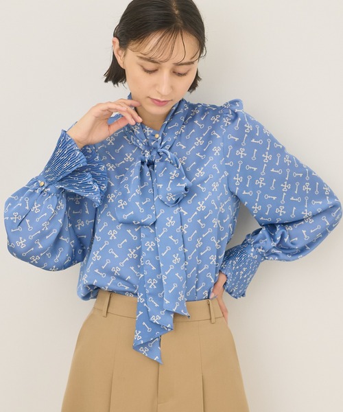 ANAYI（アナイ）の「キープリントボウタイ ブラウス（シャツ/ブラウス