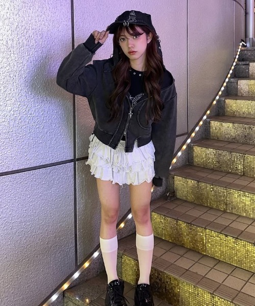 A'GEM/9 × .kom 『.KOM/ドットケーオーエム』 ピグメント ジップアップ