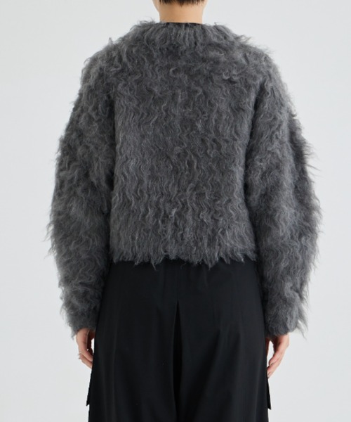 CLANE（クラネ）の「【CLANE/クラネ】SHAGGY SHORT CARDIGAN/シャギー
