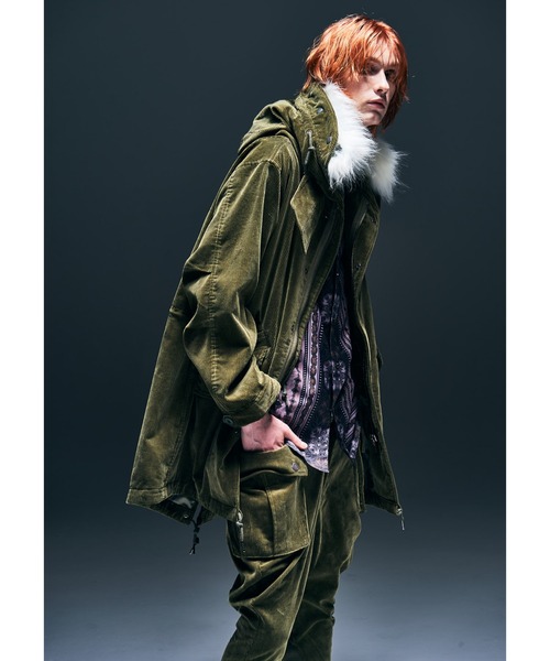 glamb（グラム）の「Corduroy Mods Coat / コーデュロイモッズコート