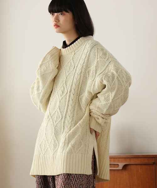 Air Tokyo（エアートウキョー）の「オーバーサイズ 鹿の子 × ケーブル