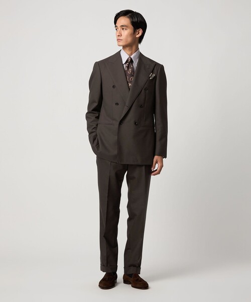 ウール モヘヤ トロピカル ダブル 6ボタン スーツ MC‐MODEL（スーツ