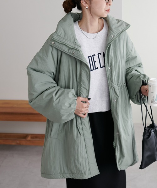 DISCOAT（ディスコート）の「中綿ミリタリーコート（ミリタリー