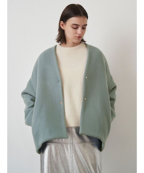 ELENDEEK（エレンディーク）の「フォルムショートウールコート（ノー