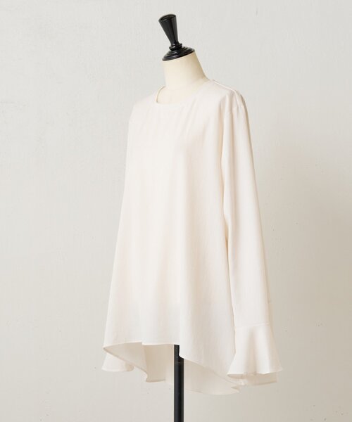 フリルカフス後ろドレープTブラウス（シャツ/ブラウス）｜BEARDSLEY