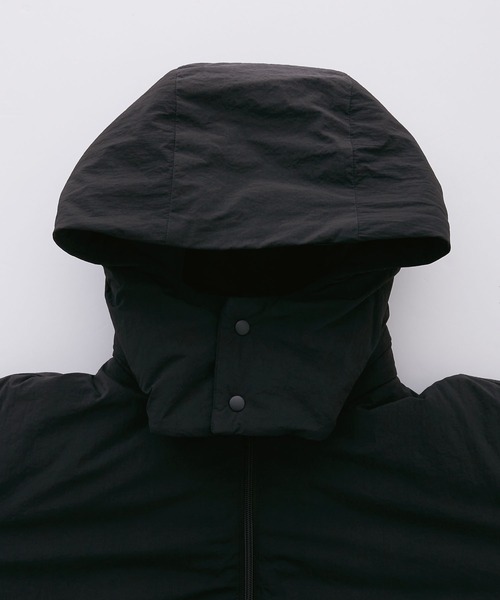 3WAY リバーシブル フード脱着 ビッグシルエット ドロストナイロン中綿