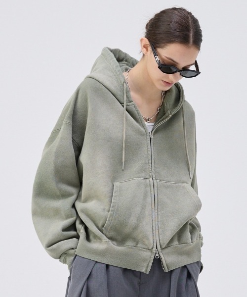 Heavy weight double zip-up hoodie /ヘビーウェイトダブルジップ
