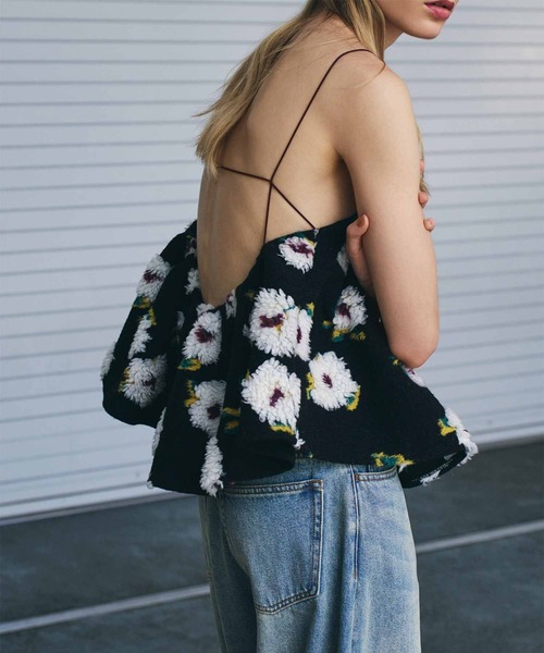 AKTE（アクテ）の「ボアキャミソール（シャツ/ブラウス）」 - WEAR