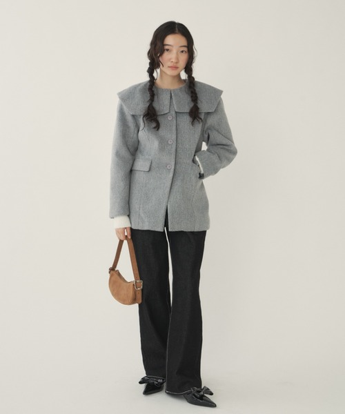 GIUNON（ジウノン）の「big collar coat / ビッグカラーコート（その他