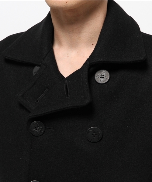 日日是好日】ヒステリックグラマー ピーコート スカルボタン メルトン