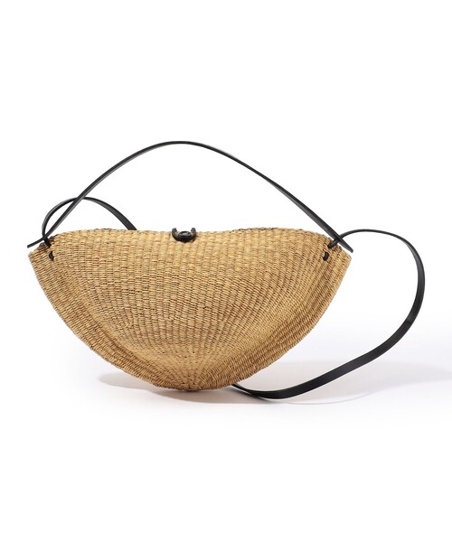 セール】INES BRESSAND MEDIUME WALNUT ショルダーバッグ（かごバッグ