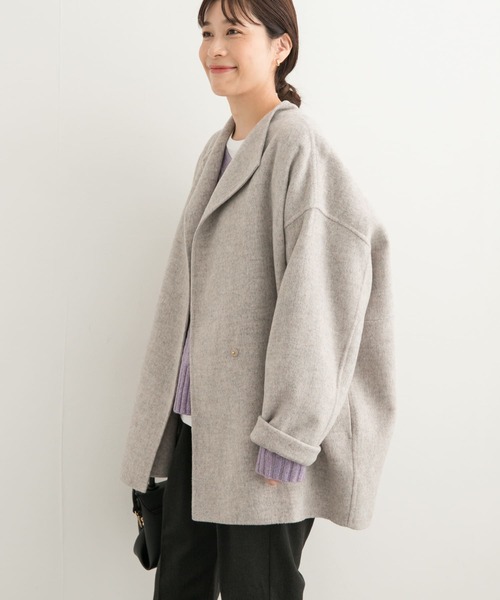 セール】ウールリバーミドルガウンコート（その他アウター）｜URBAN