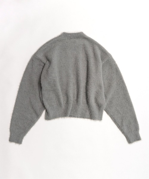 MAISON SPECIAL（メゾンスペシャル）の「Shaggy Yarn Logo Knit