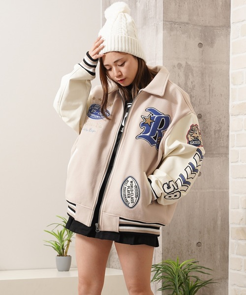 1111clothing（ワンフォークロージング）の「ワッペン刺繍 袖PU