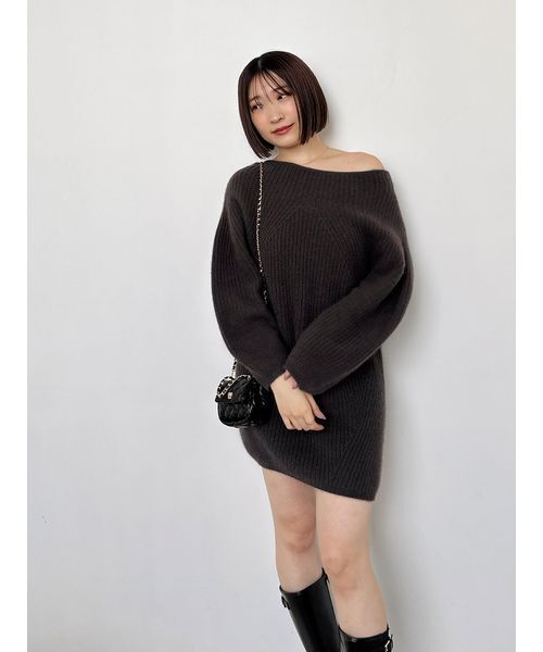 セール】ラクーンミニニットワンピース（ワンピース）｜SNIDEL