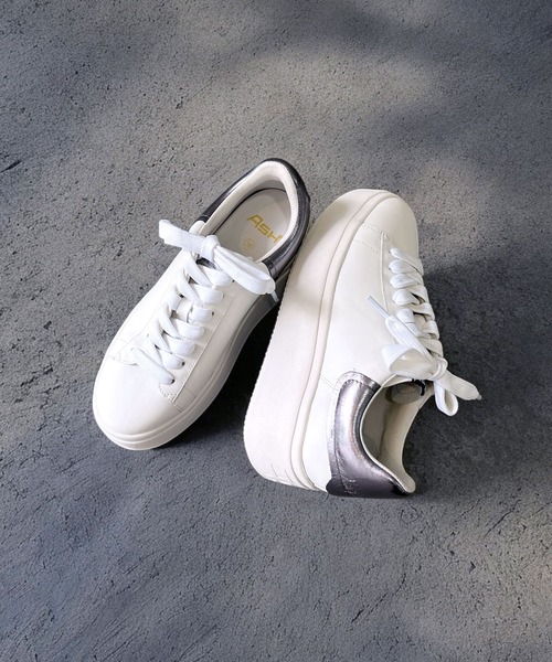 ASH（アッシュ）の「ASH/アッシュ【MOBY】厚底ホワイトスニーカー 6cm