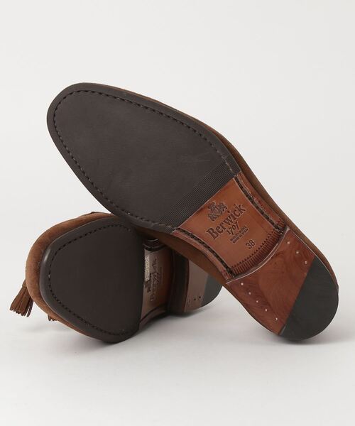 セール】Berwick バーウィック タッセル ローファー 5094 ゴム×レザー