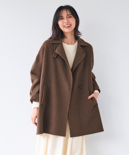 MICA&DEAL（マイカ＆ディール）の「ウールリバーコート（ピーコート
