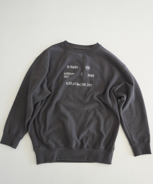 セール】【THE C】 POINT SWEATSHIRTS/ポイントスウェット（スウェット