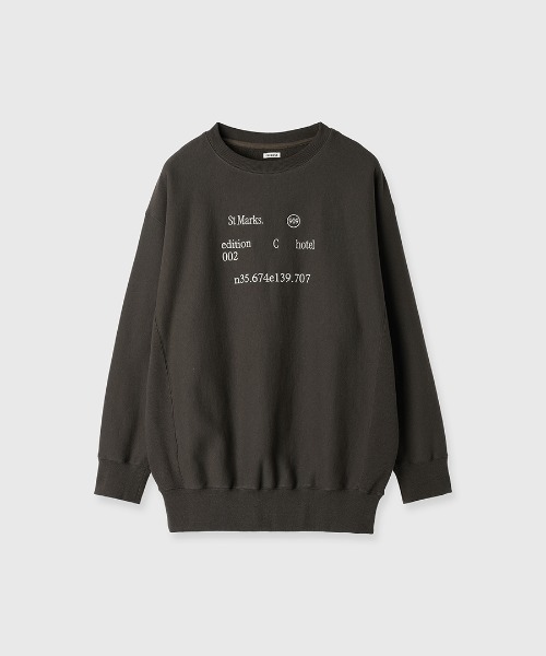 セール】【THE C】 POINT SWEATSHIRTS/ポイントスウェット（スウェット