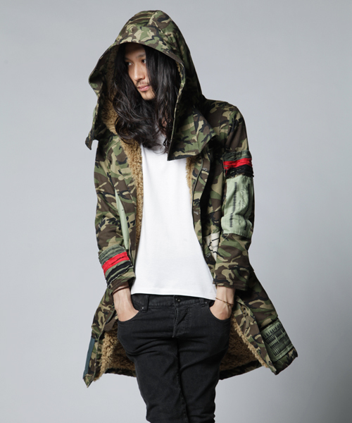 And A（アンドエー）の「パッチグラフモッズコート（And A × DO-LE