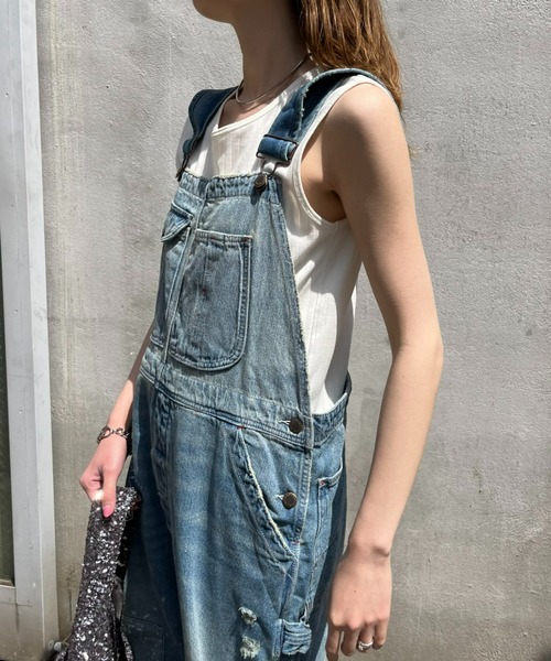 etsinta（エシンタ）の「【etsinta/エシンタ】デニムオーバーオール