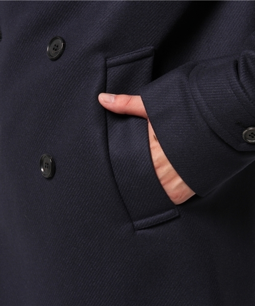 SHIPS（シップス）の「CARRARO: ウール/ナイロン ロング Pコート