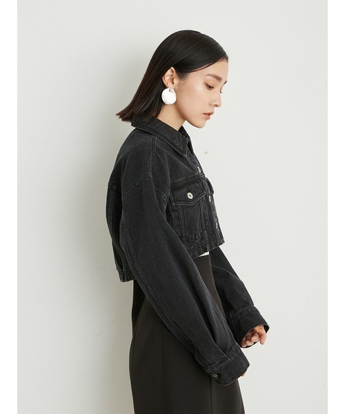 LILY BROWN（リリーブラウン）の「クロップドデニムジャケット（デニム