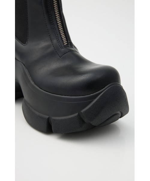 SLY（スライ）の「FRONT ZIP CHUNKY BOOTS フロントジップ チャンキー