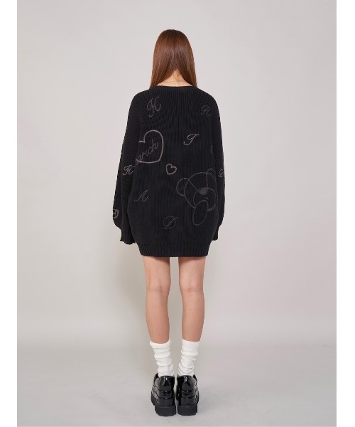 Darich（ダーリッチ）の「Dベアエンブロイダリーニットカーディガン