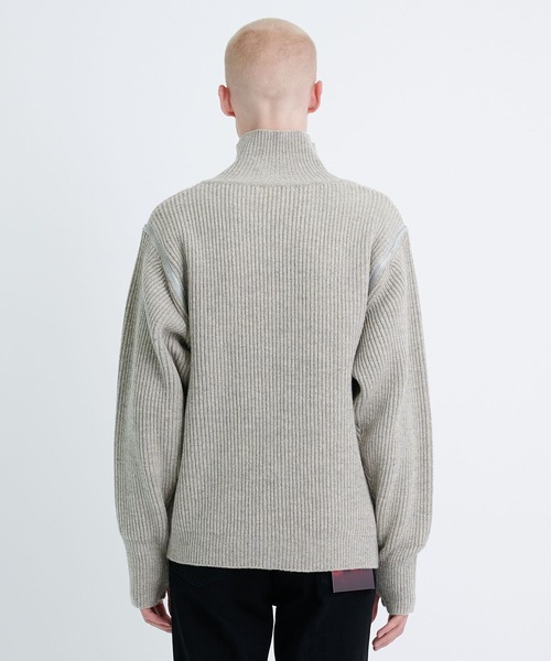Jieda（ジエダ）の「2WAY ZIP UP KNIT（ニット/セーター）」 - WEAR