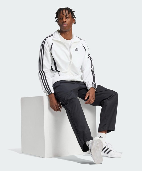 adidas IY2090 アーカイブ トラックトップ ナイロンジャケット XL