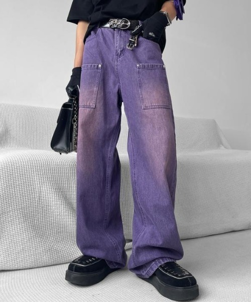 B.R.U（ブル）の「パープルデニムパンツ（デニムパンツ）」 - WEAR