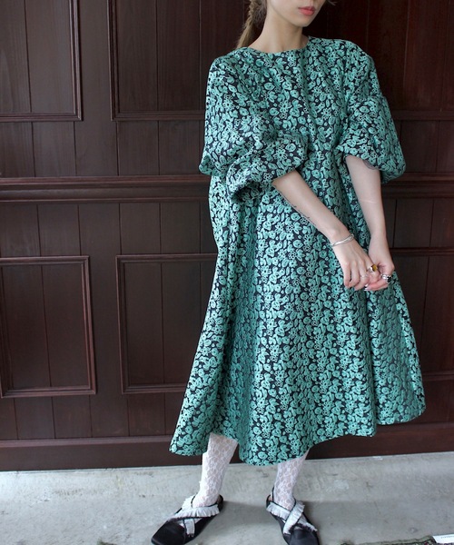 SANSeLF（サンセルフ）の「ジャガードフラワードレス【SANSeLF