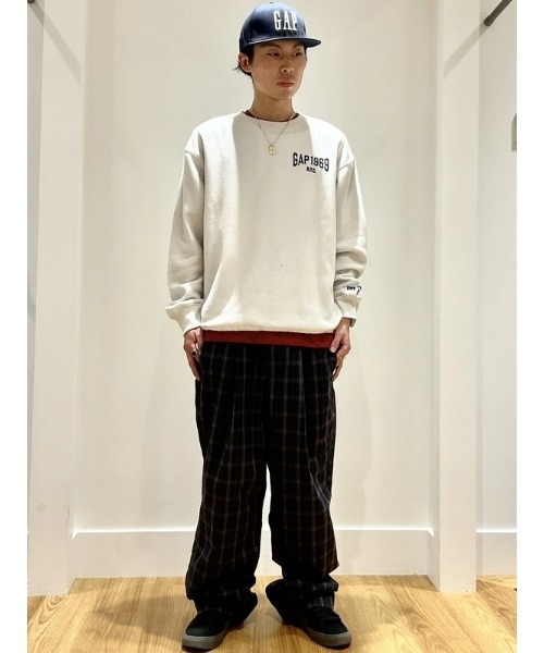 セール】ヴィンテージソフト オーバーサイズ GAPロゴ スウェットシャツ
