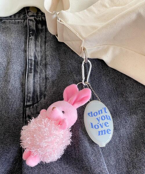 WEGO（ウィゴー）の「WEGO/もこもこミニアニマルキーホルダー