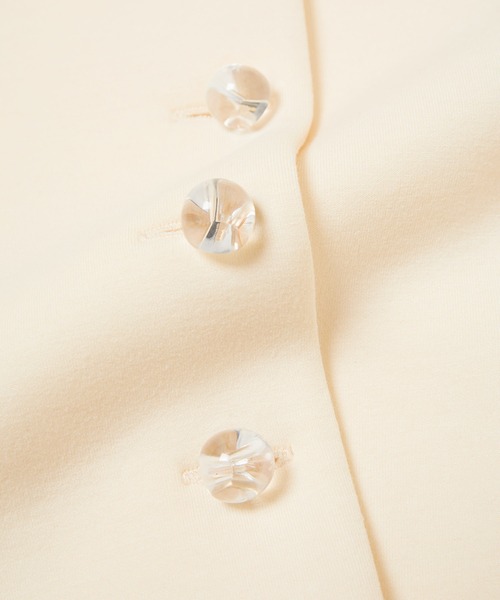 ミックスボタンペプラムカーディガン（カーディガン/ボレロ）｜ADAM ET