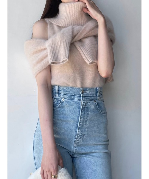 SNIDEL（スナイデル）の「フォックスアルパカショートカーディガン