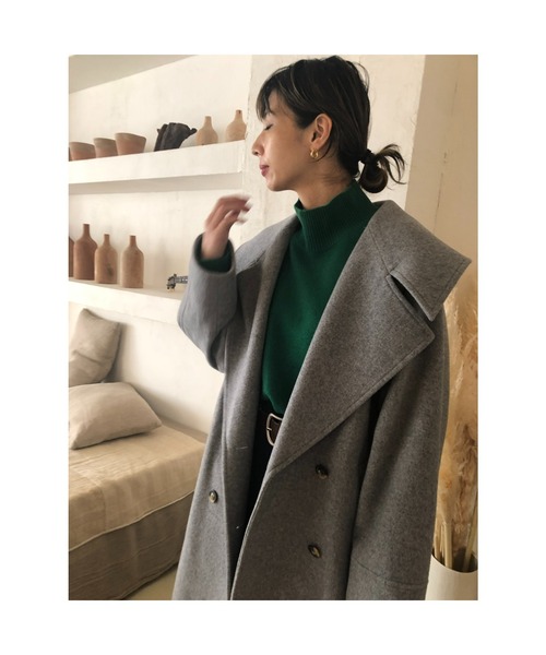 BLACK BY MOUSSY（ブラックバイマウジー）の「big collar coat（ビック