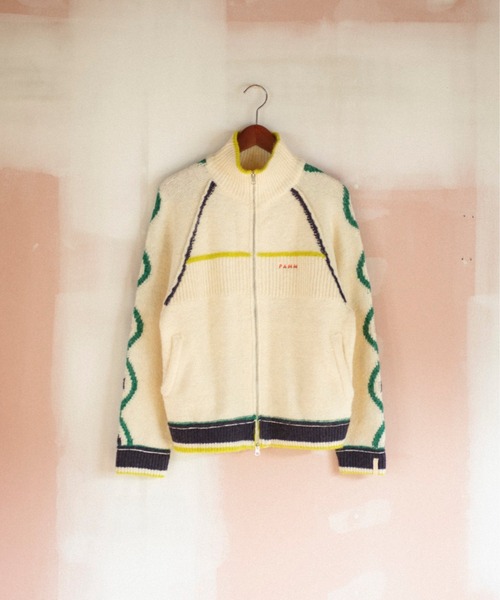 ホームウェアのニットトラックジャケット（ニット/セーター）｜PAMM