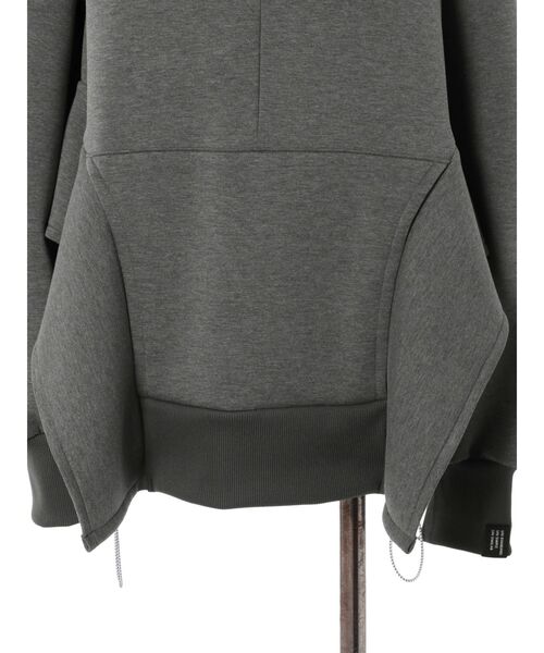 UN3D.（アンスリード）の「SIDE PARTS DETAIL HOODIE / サイドパーツ