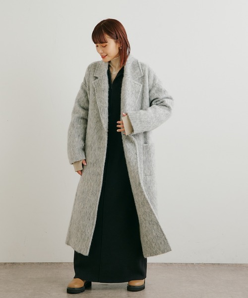 Omekashi（オメカシ）の「シャギーロングコート（その他アウター