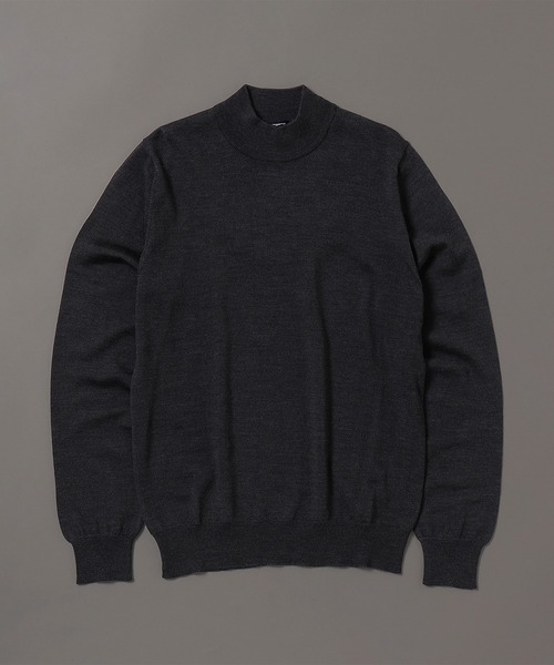 MORGANO（モルガーノ）の「MORGANO / 21ゲージ モックネック ニット