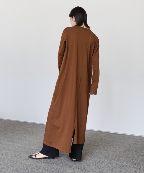 セール】【Et】Asymmetrical Neck One-piece（ワンピース）｜select