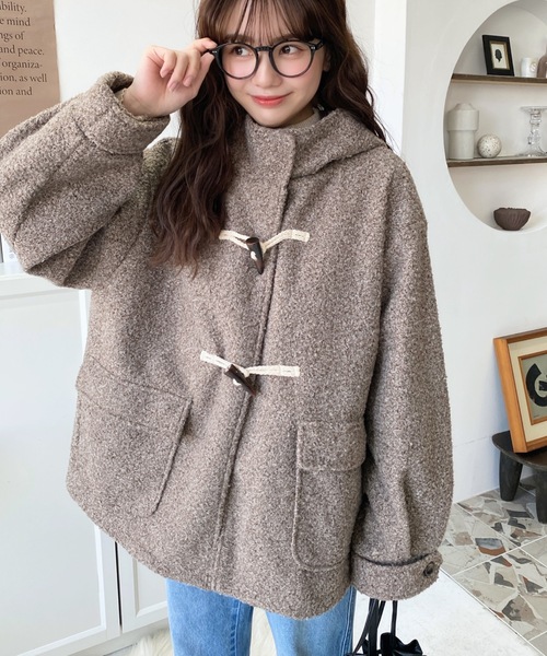 moment+（モーメントプラス）の「リングフェイクウールショート