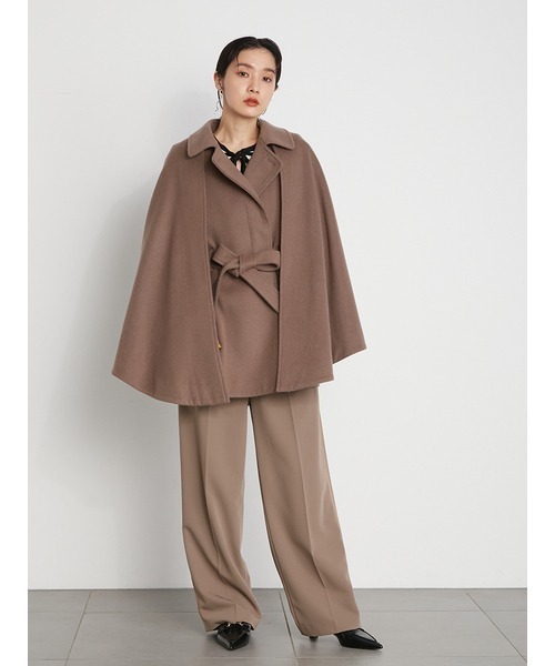 LILY BROWN（リリーブラウン）の「RESCWOOL 2wayケープコート（その他