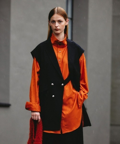 seyto（セイト）の「Oversized double tailored vest / オーバーサイズ