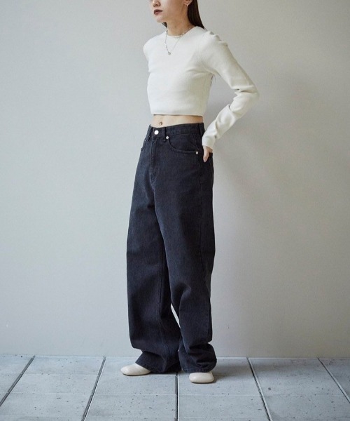 TODAYFUL（トゥデイフル）の「TODAYFUL Cropped Smooth Knit