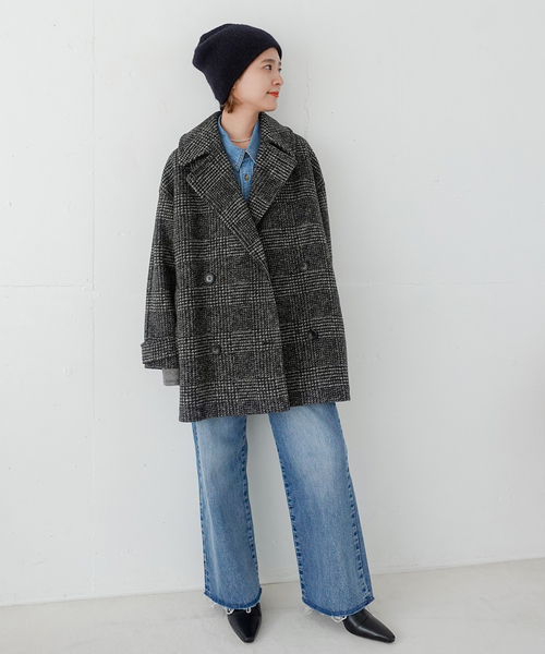 Spick & Span（スピックアンドスパン）の「Wスライバーチェックハーフ